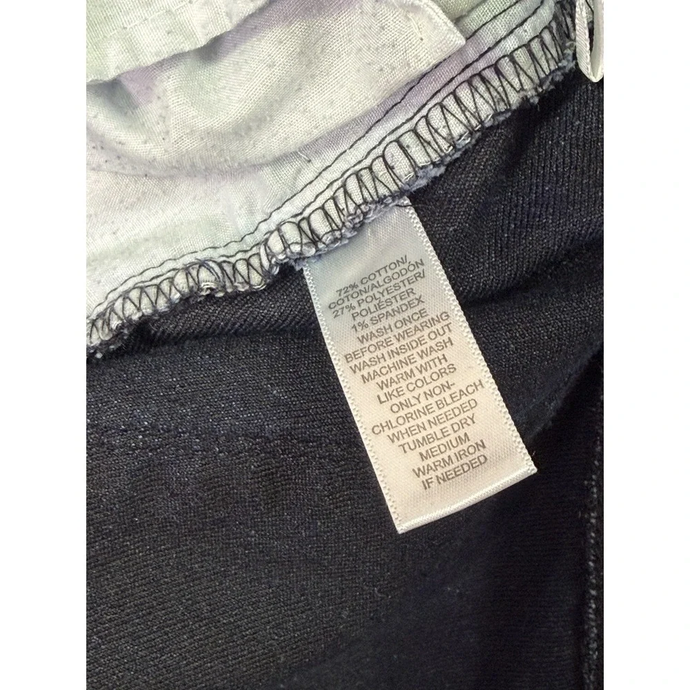 Ann Taylor Loft Jeans Womens 14 Blue Dark Wash Mid Rise Curvy Flare Stretch